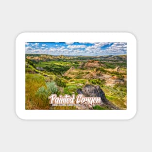 Painted Canyon Overlook North Dakota Magnet