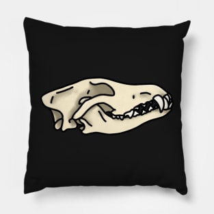 Wolf Skull Pillow