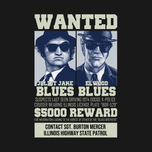 Wanted - The Blues Brothers T-Shirt