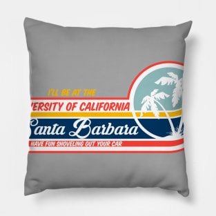 UC Santa Barbara UCSB Have fun in the Snow Pillow