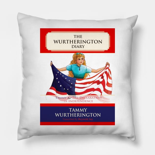 Tammy and the Declaration of Independence Pillow by reynoldjay