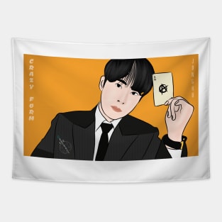 Jongho of Ateez From Crazy Form Tapestry