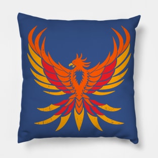 Old Red phoenix Pillow