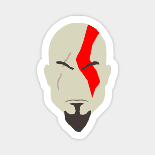 God of War - Classic Kratos #2 (white outline) Magnet