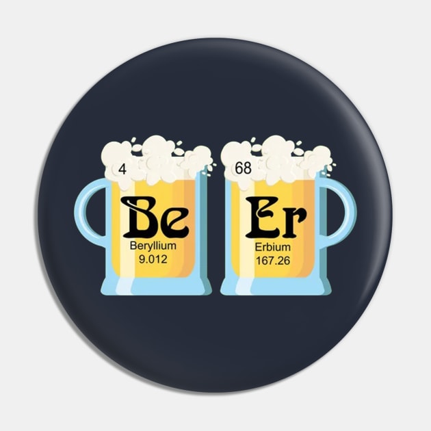 Beer Chemistry Pin by InAndLogoutCode