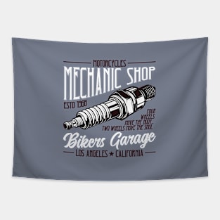 Mechanic Shop Tapestry