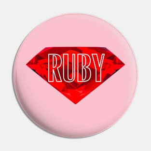 RUBY RED Pin