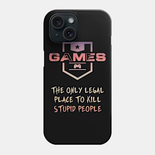 GAMES are a wonderful thing / Color version Phone Case