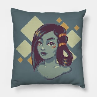 Lady of Bronze Cosmos Pillow