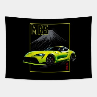 Fluorescent Yellow MK5 Tapestry