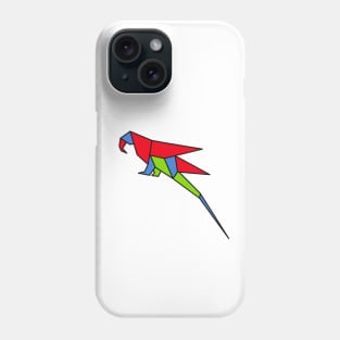 Corloful Parrot- origami style Phone Case