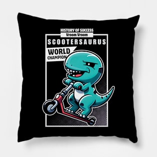 Scootersaurus Pillow