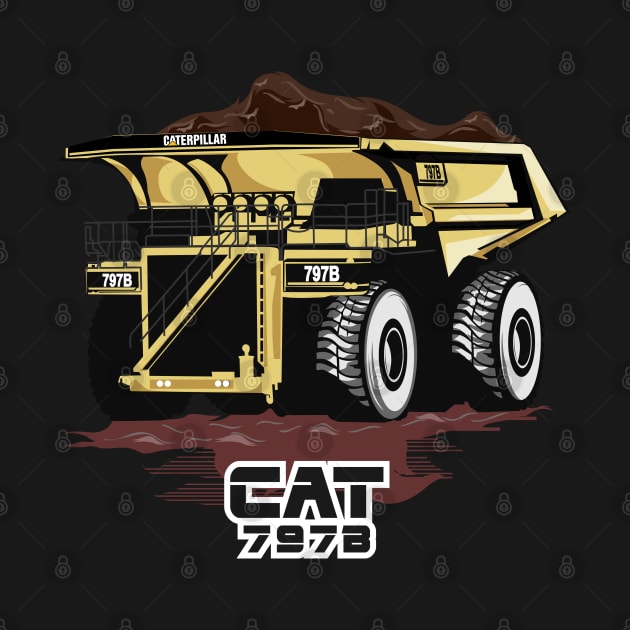 Caterpillar 797B by damnoverload