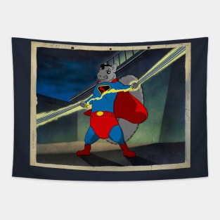 Golden Age Super Squirrel! Tapestry