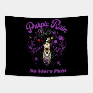 Prince Purple Rain No More Pain Memorial Tapestry