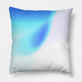 BLUE WHITE ABSTRACT TEXTURE ART Pillow