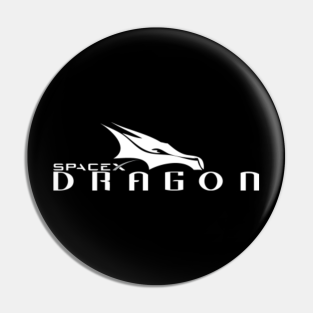 Spacex Logo Pins And Buttons Teepublic