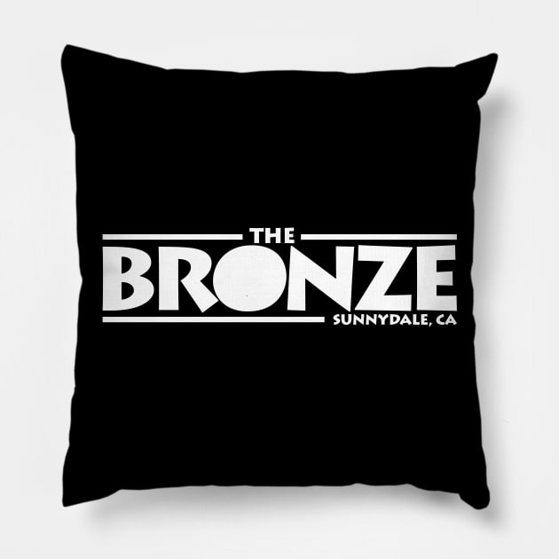 The Bronze Sunnydale Pillow by Meta Cortex