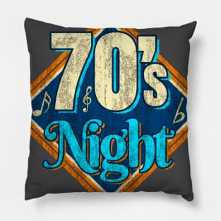 70's Music Night Pillow