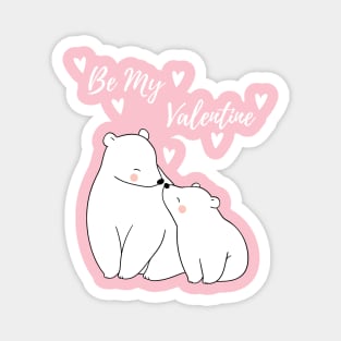 Be My Polar Valentine! Magnet