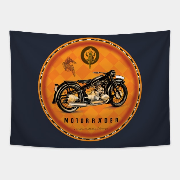 BMW Motorrader Tapestry by Midcenturydave