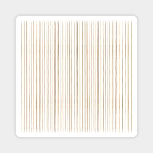 Thin Orange Lines Magnet