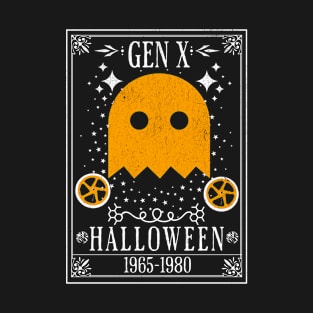 Generation X Halloween Funny Ghost BMX Nostalgia Gift T-Shirt