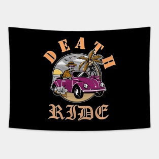 Vintage Death Ride | Death Riding Unicorn Tapestry