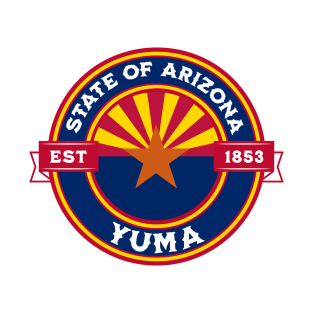 Yuma State of Arizona Flag Design T-Shirt