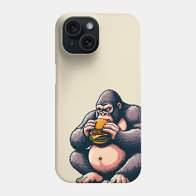 King Burguer Phone Case by 3coo