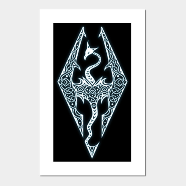 Dragon Emblem Skyrim Posters And Art Prints Teepublic