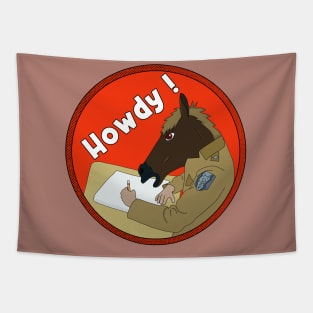 Howdy Horse Tapestry