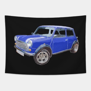Another Classic Mini Chalk Blue Tapestry