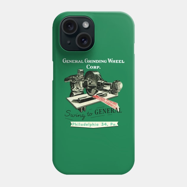 General Grinding Wheel Advert Phone Case by lavdog