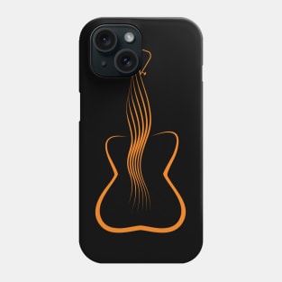 Guitar Female figure Phone Case