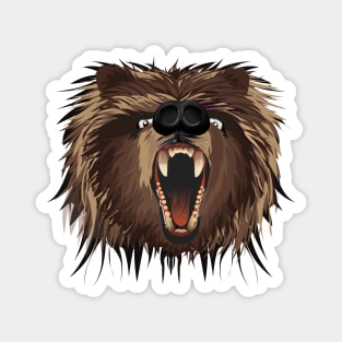 Roaring Bear Magnet