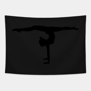 Health and Fitness Silhouette sticker Tapestry