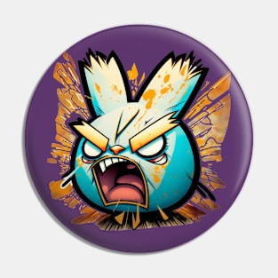 Exploding Bunny Pin