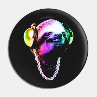 Sloth (Rainbow B-Boy Style) Pin