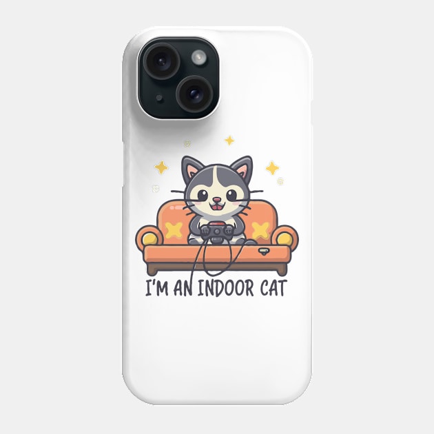 I'm An Indoor Cat. Funny. Phone Case by Chrislkf