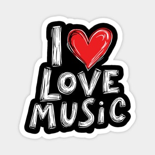 I Love Music Magnet