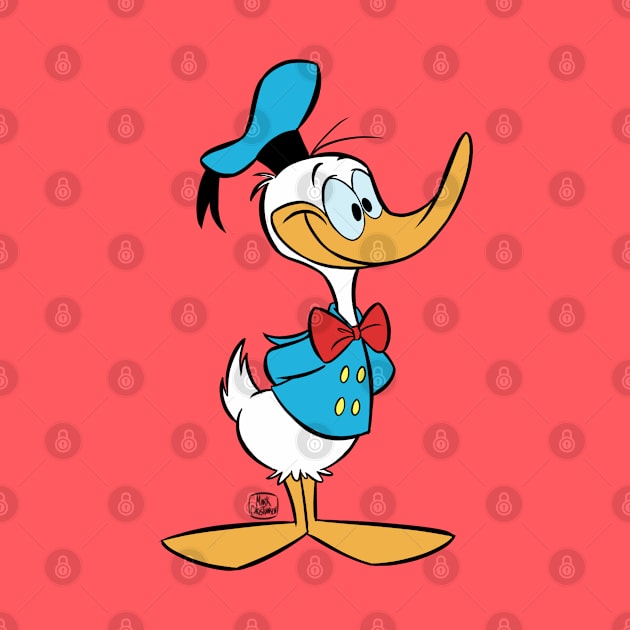 Donald Duck by markscartoonart62