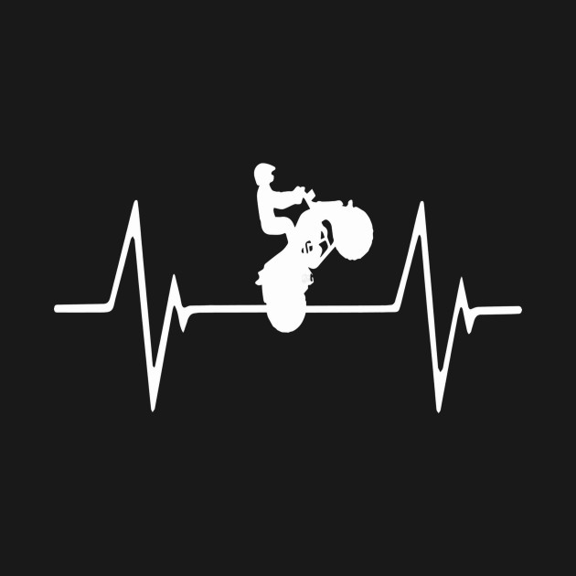 Atv Quad Bike Heartbeat Love Atv Quad Bike Heartbeat Love T