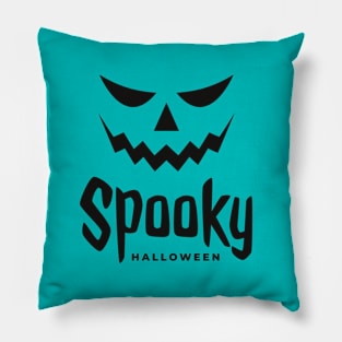 A Smile Spooky Face Halloween Pillow