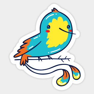 Kawaii Hummingbird Stickers for Sale