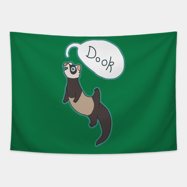 Dook Ferret Tapestry by goccart