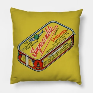 Retro Impeccable Portuguese Sardines Pillow