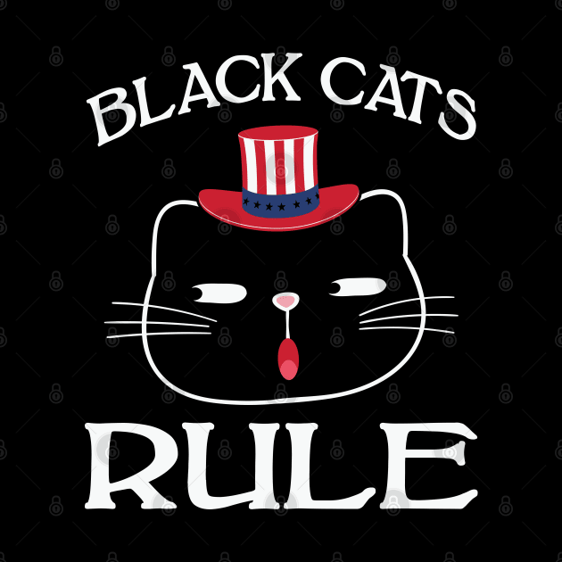 Black Cats Rule by Creative Town
