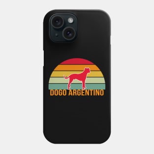 Dogo Argentino Vintage Silhouette Phone Case