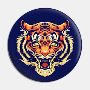 Tiger Laugh Pin